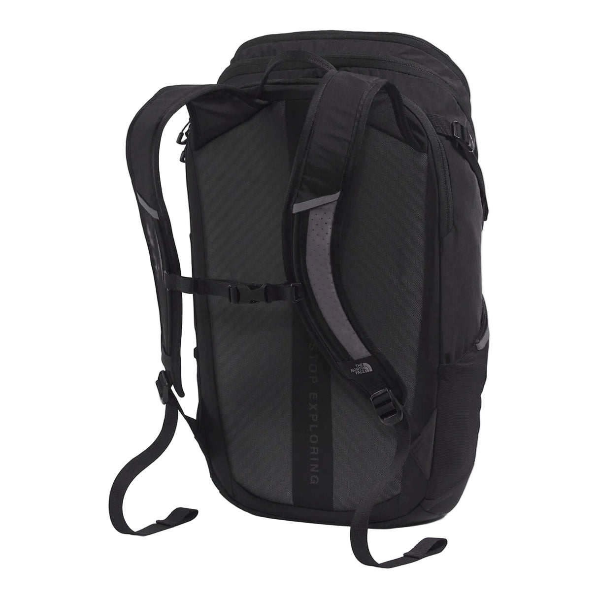 The North Face Kaban LTE Backpack back panel with breathable padding and adjustable shoulder straps