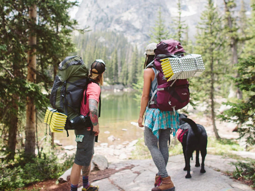 Thermarest Z Lite Sol Mat- Regular Outdoor Action Limon / Silver- Product in use