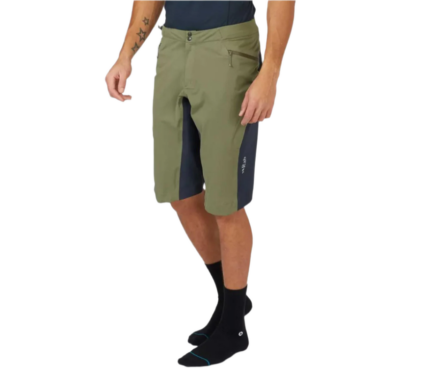 RABRab Men's Cinder Kinetic Waterproof Biking ShortsOutdoor Action