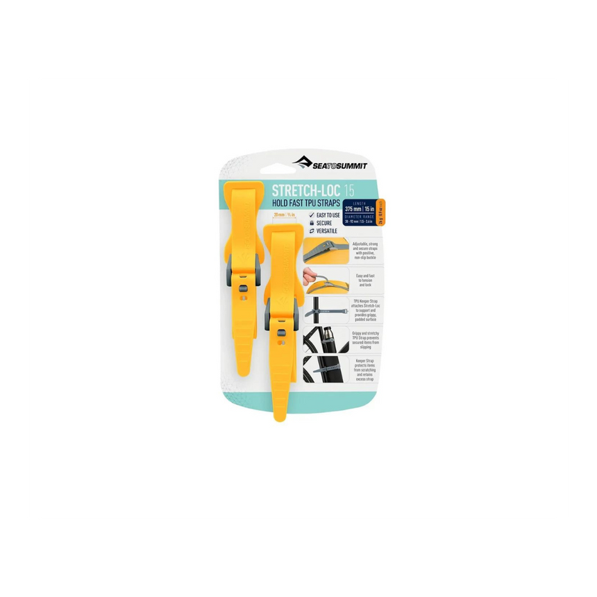 Sea To SummitSea to Summit Stretch-Loc TPU Straps - 2 PackOutdoor Action