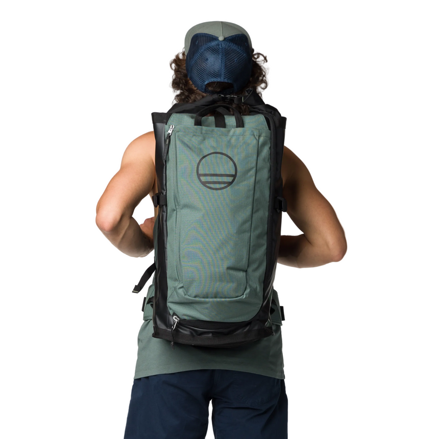 Wild Country Climbing Crag Hauler 40 Backpack Outdoor Action Black/Marsh - Durable aluminium buckles