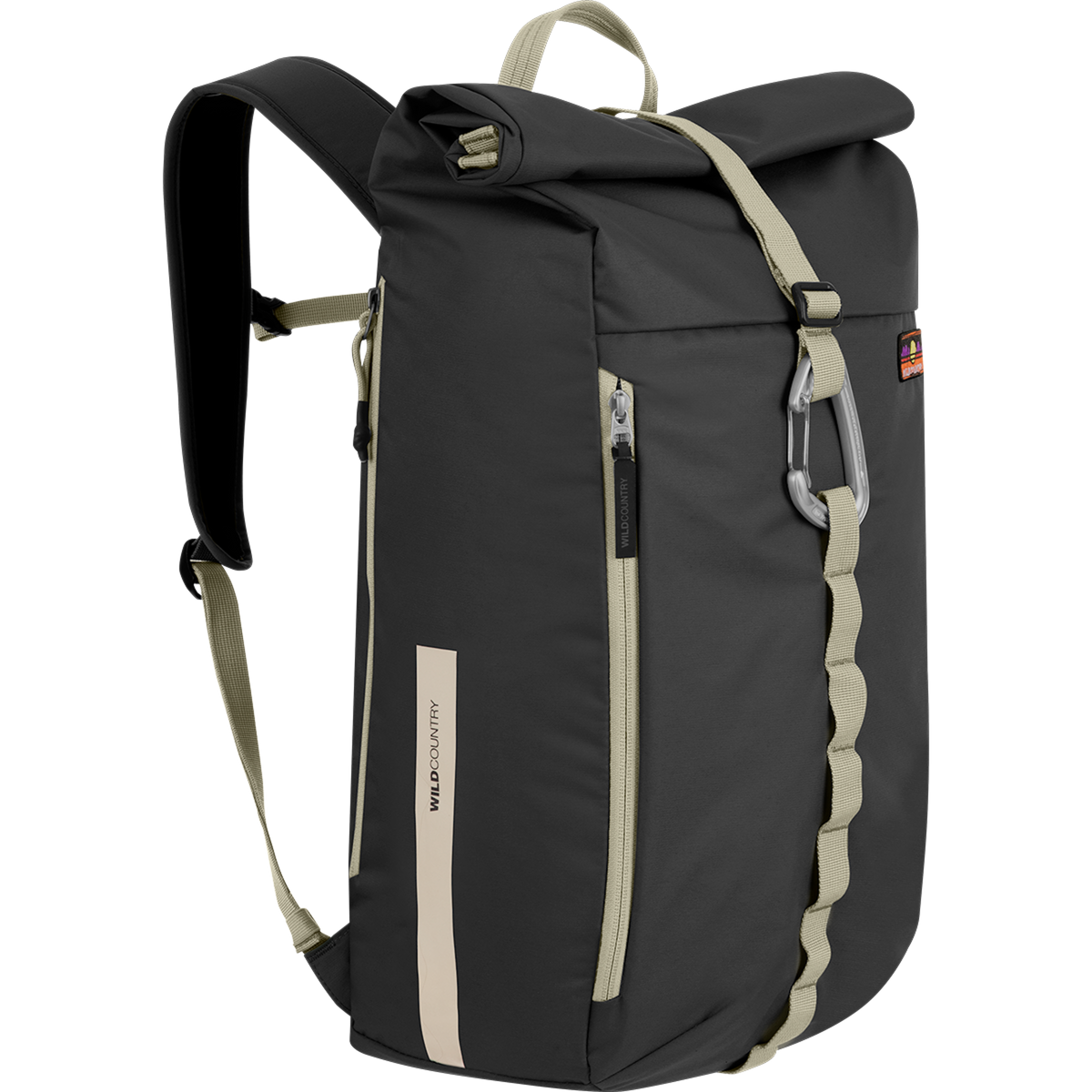 Wild Country Climbing Flow Back Pack - front right angle view onyx