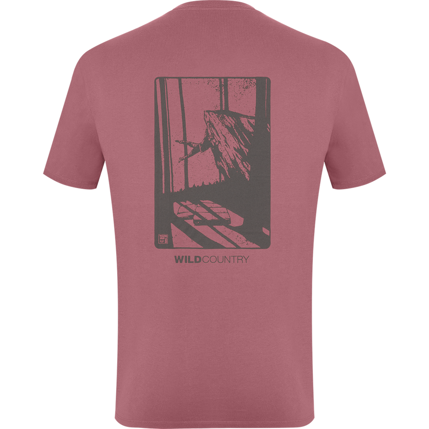 Wild Country Climbing Flow Men's T-Shirt Mallow - Back