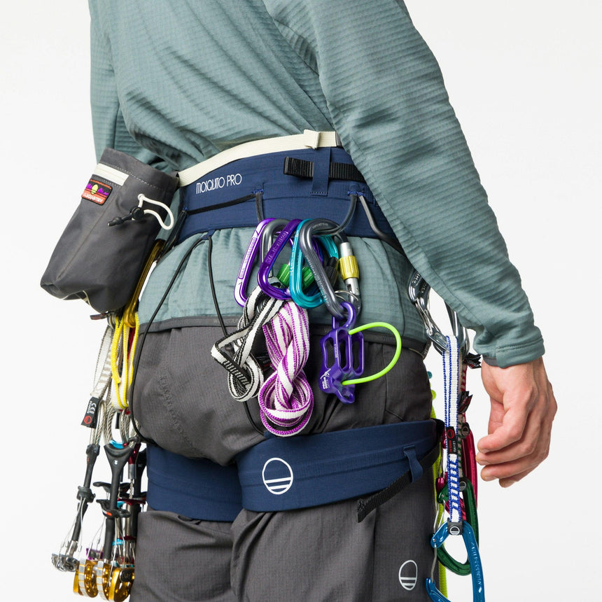 Wild Country Climbing Mosquito Pro Harness Outdoor Action Navy - Three rear gear loops