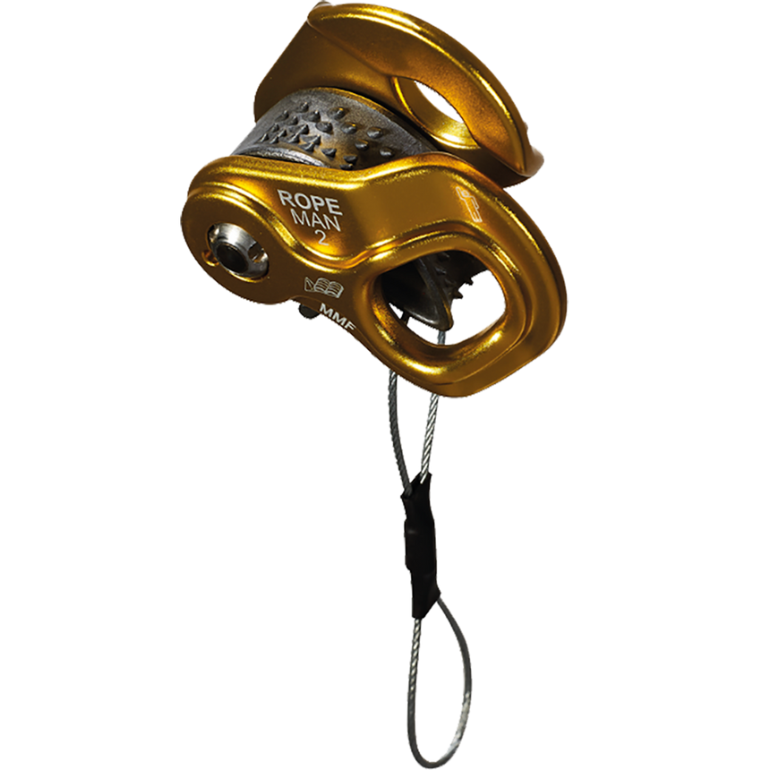 Wild Country Climbing Ropeman 2 Ascender Outdoor Action Gold - Full View
