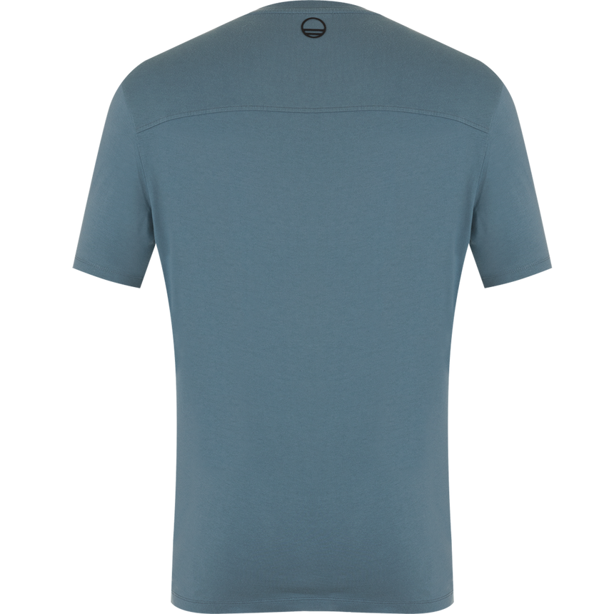 Wild Country Climbing Spotter T-Shirt Man Outdoor Action Deepwater - Back