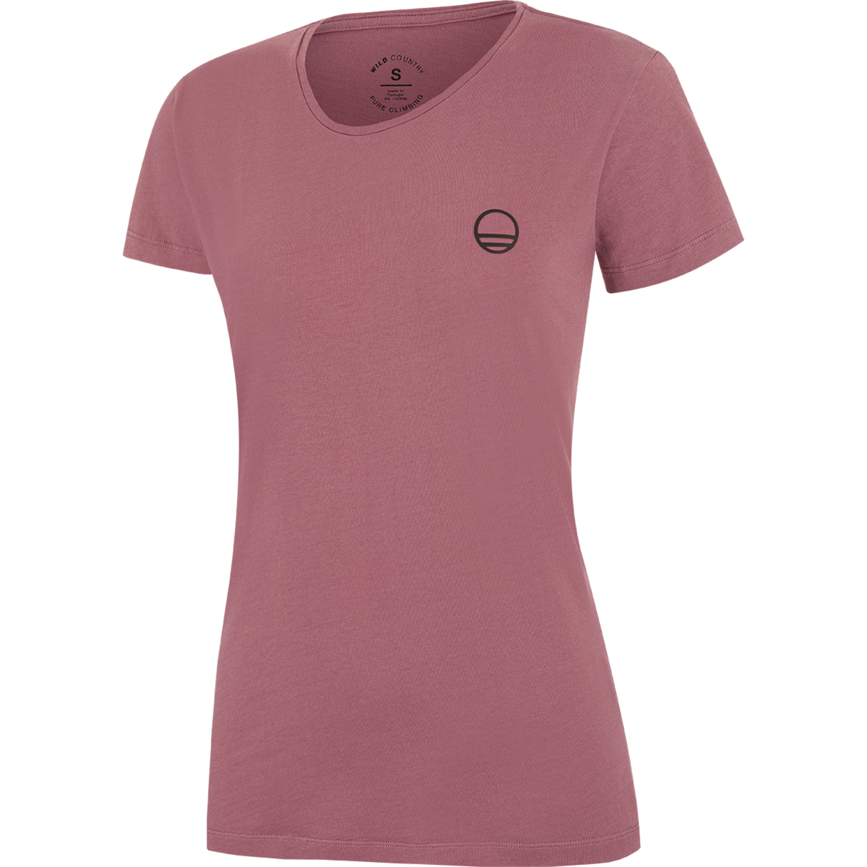 Wild Country Climbing Stamina Women's T-Shirt Mallow - Front Angle View