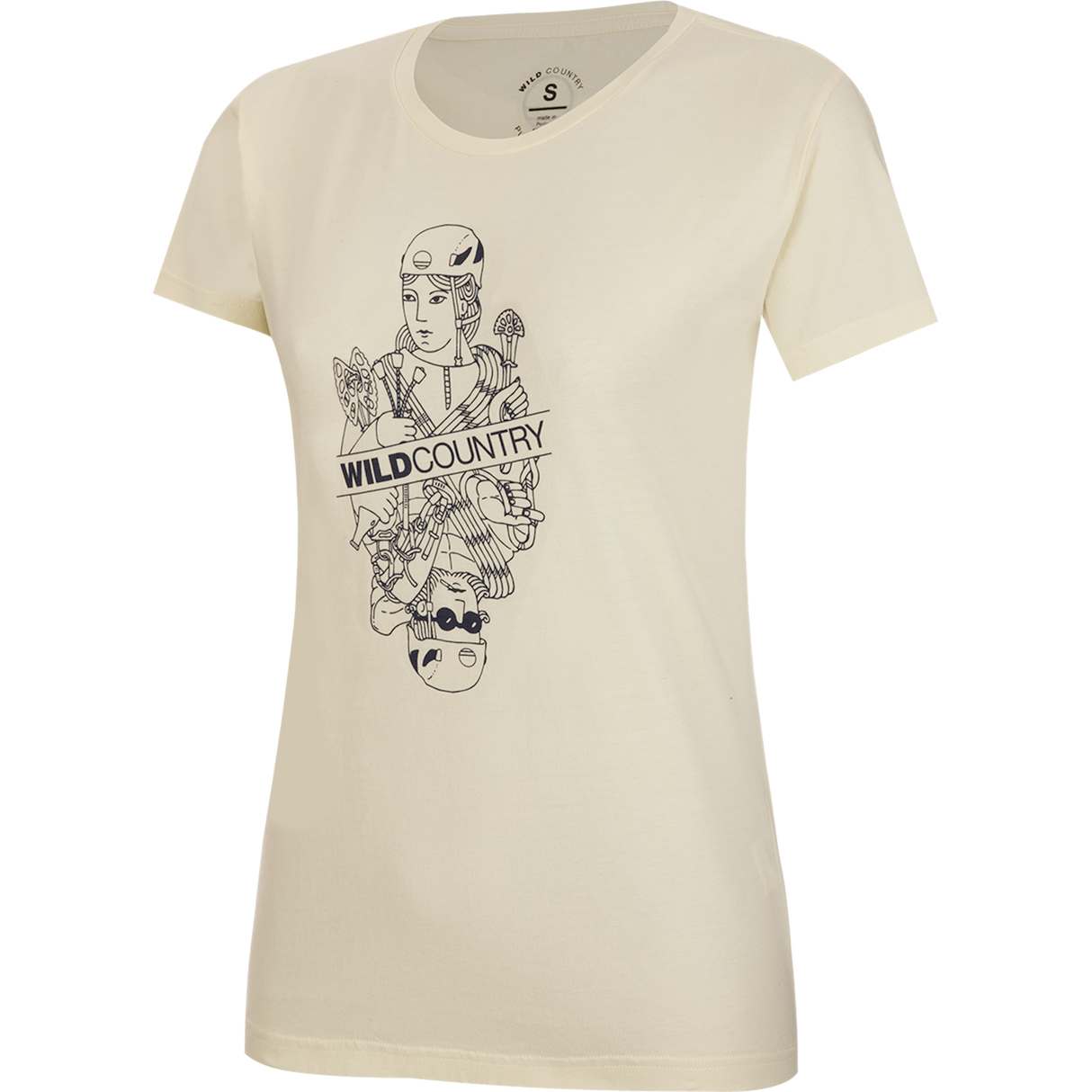 Wild Country Climbing Stamina Women's T-Shirt Quartz - Front Angle View