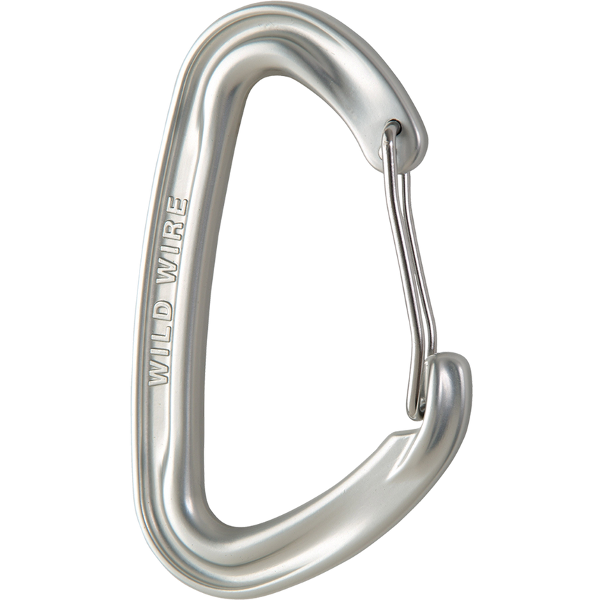 Wild Country Climbing Wildwire Carabiner Outdoor Action Silver - Side