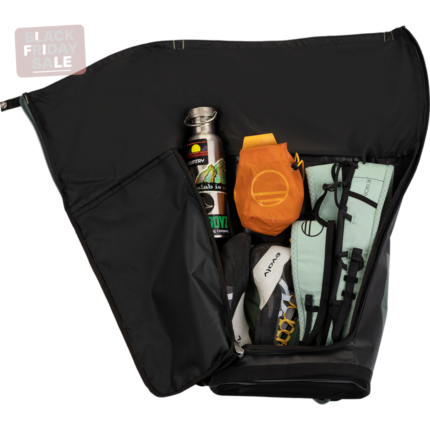 Wild Country Climbing Crag Hauler 25 Backpack Outdoor Action Black/Marsh - Generous compartment