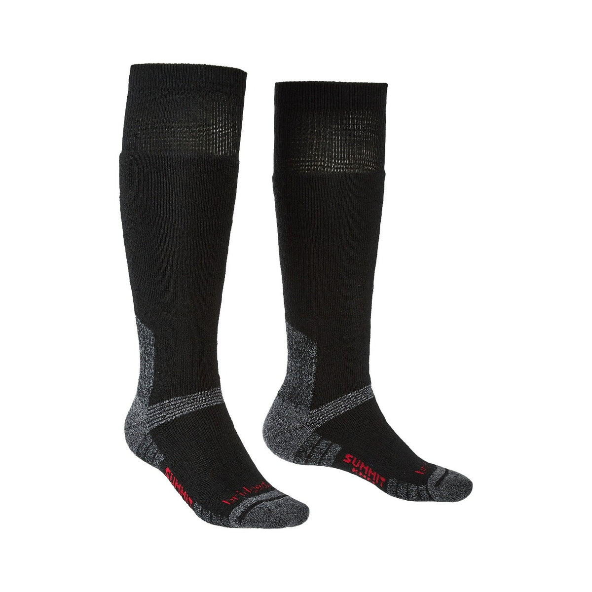 Bridgedale Explorer Heavyweight Merino Performance Knee Socks in Black, product view