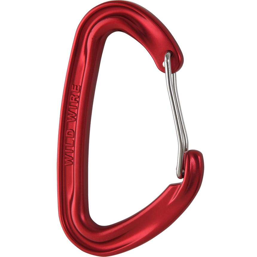 Wild Country Climbing Wildwire Carabiner Outdoor Action Red - Side