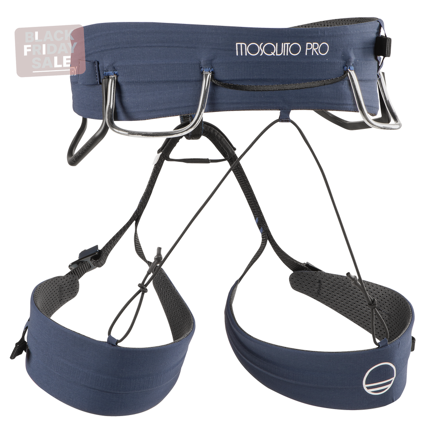 Wild Country Climbing Mosquito Pro Harness Outdoor Action Navy - Front