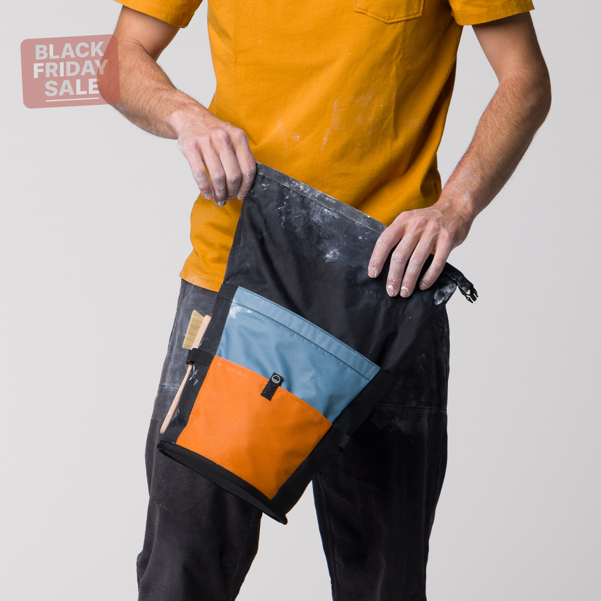 Wild Country Climbing Sequence Chalk Bucket Outdoor Action Deepwater/Sandstone/Black - Roll top