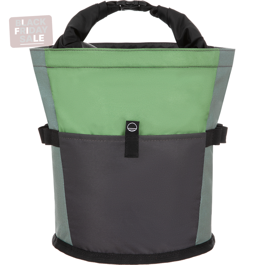 Wild Country Climbing Sequence Chalk Bucket Outdoor Action Green Ivy/Marsh/Onyx - Back