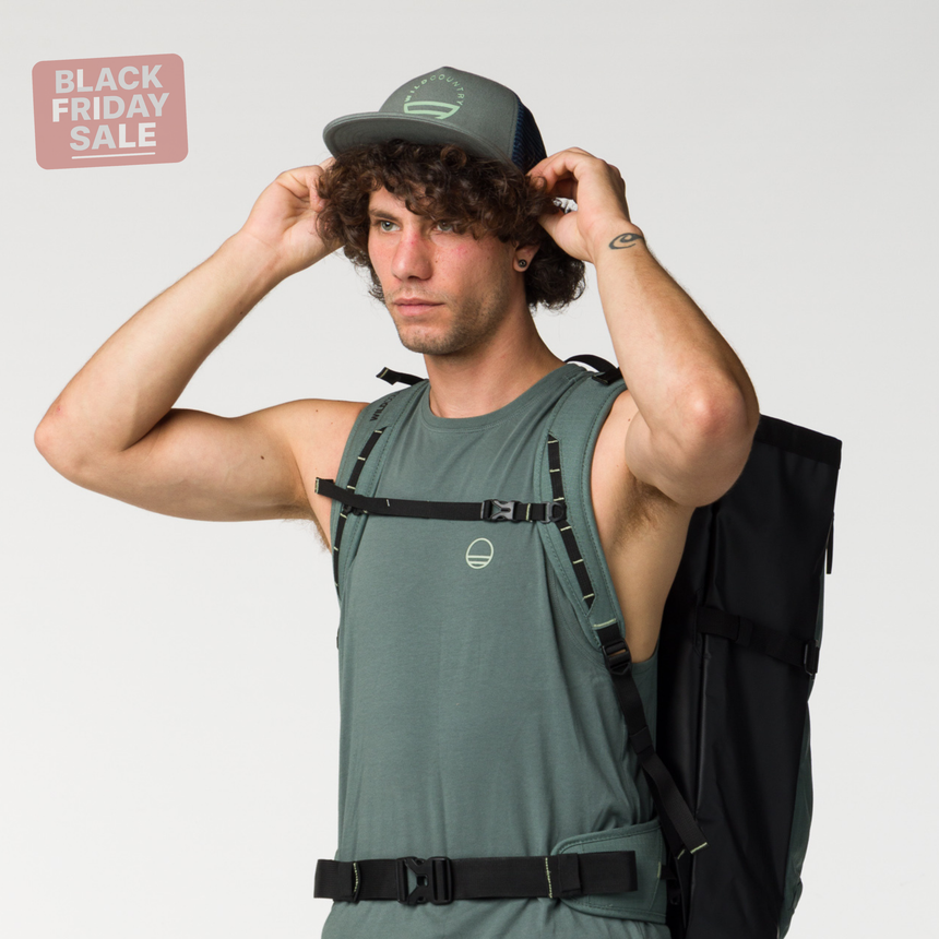 Wild Country Climbing Flow Cap Outdoor Action Marsh/3850 - Trucker style cap with flat brim