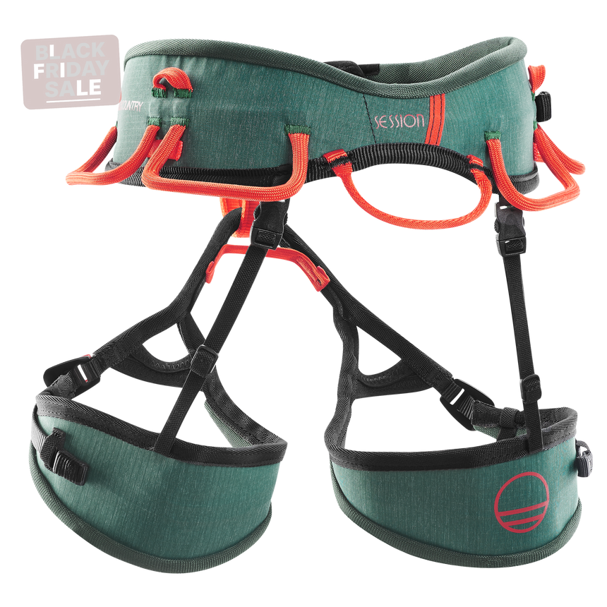 Wild Country Climbing Session Men's Harness Outdoor Action Alloro/Orange - Back