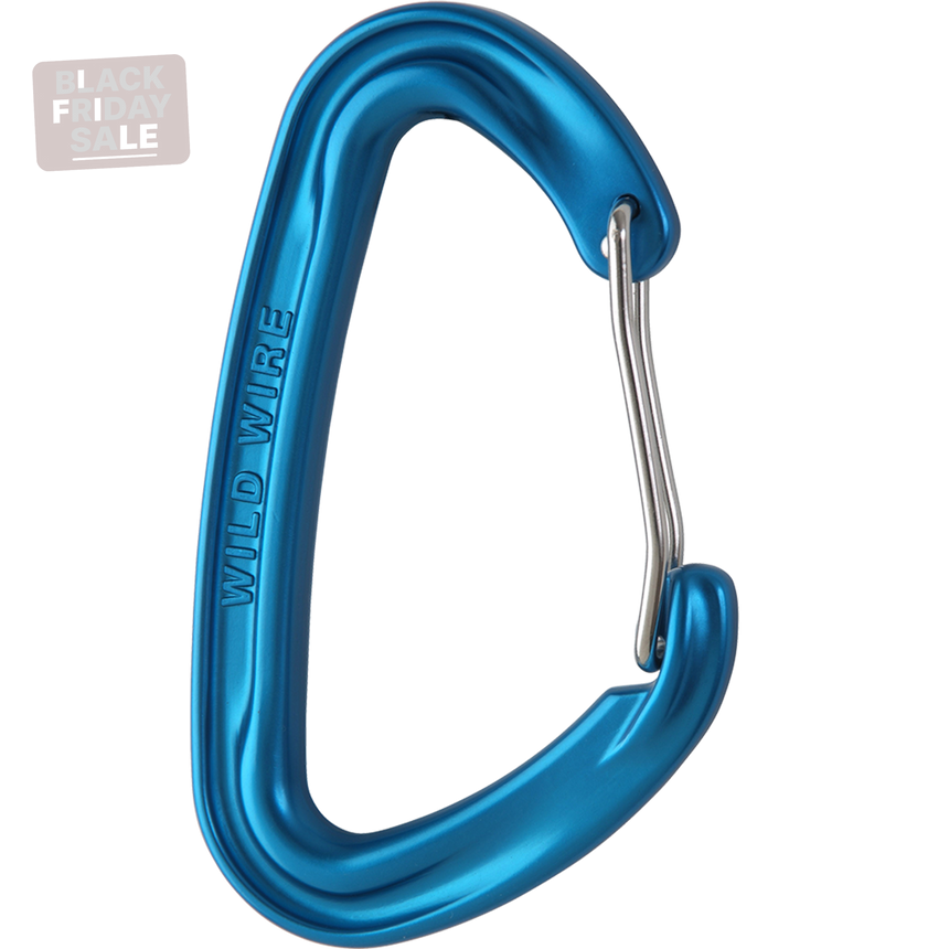 Wild Country Climbing Wildwire Carabiner Outdoor Action Blue - Side