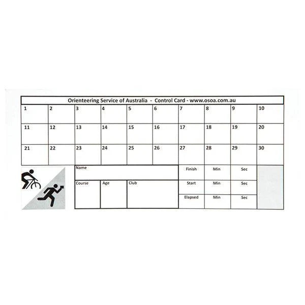 HART Control Punch Cards (Pack of 100)