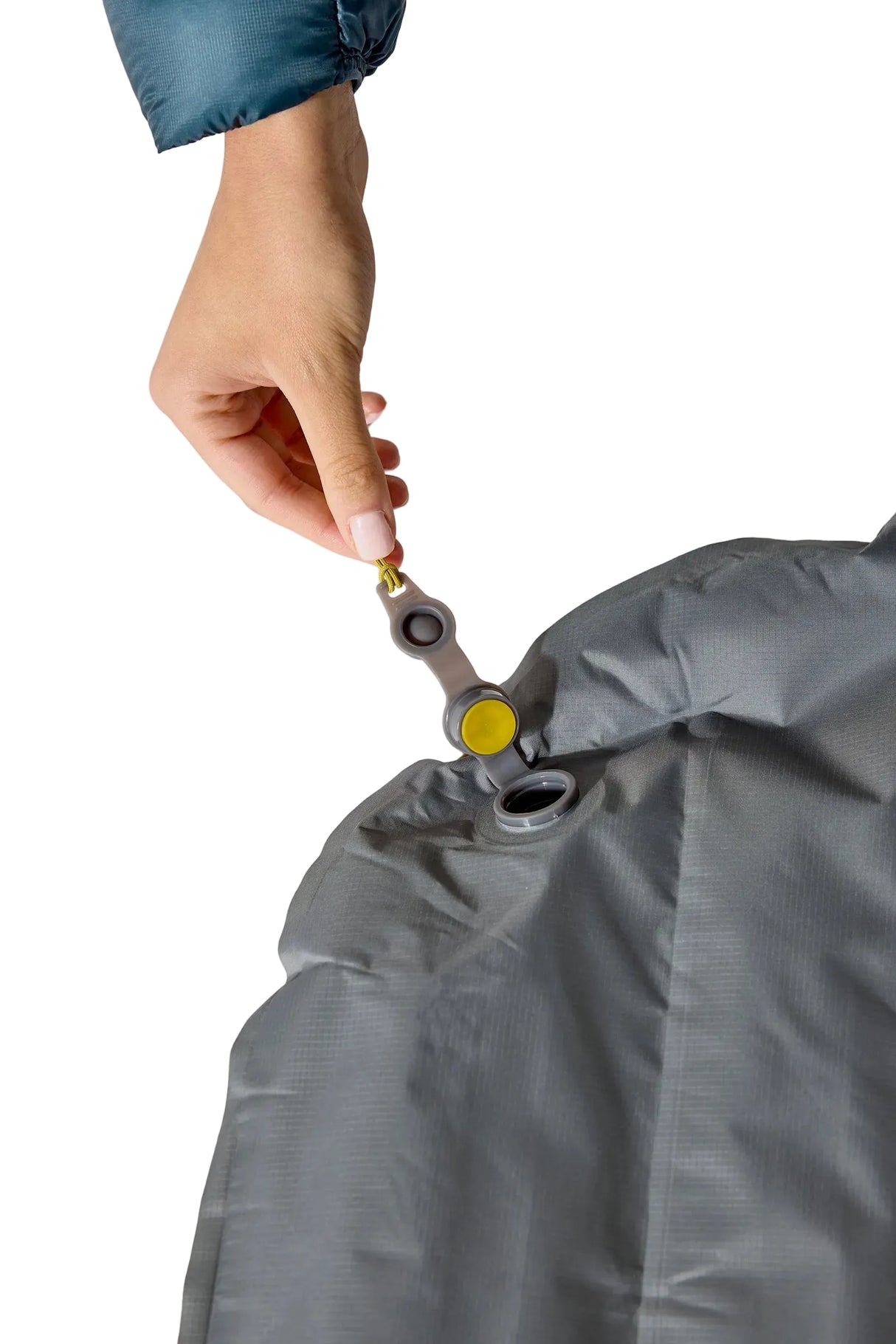 Rab Ionosphere 5 Sleep Mat in Dark Pollen - packed, drawstring