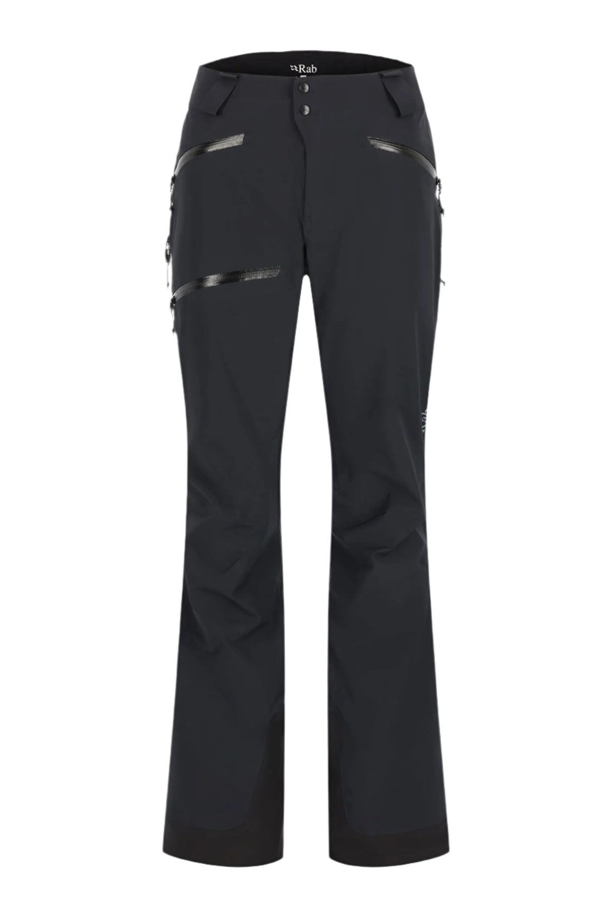 Rab Women's Khroma Kinetic Waterproof Ski Pants in Black - front