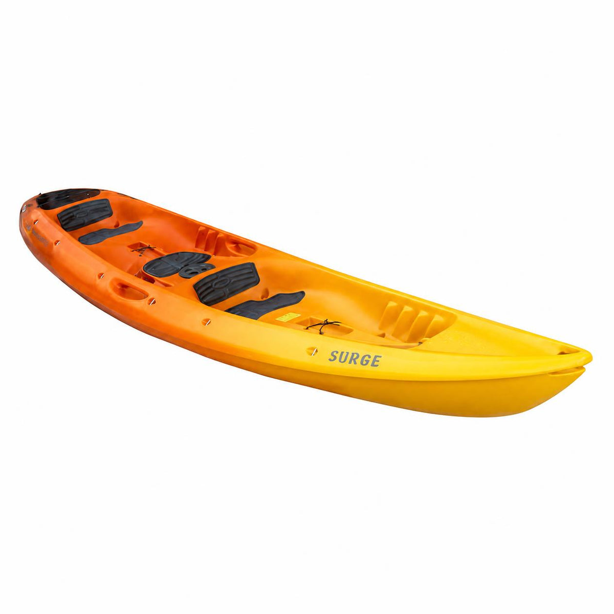 Mission Surge Kayak in Orange Fade - three-quarter