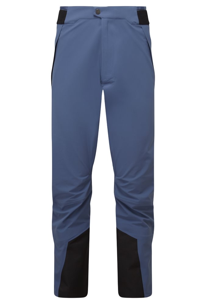 Mountain Equipment G2 Mountain Men's Pant in Dusk - front view showing taped seams and adjustable waistband