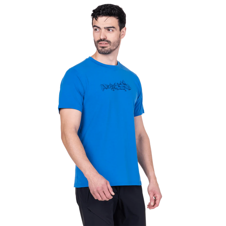 Mountain EquipmentMountain Equipment Groundup Skyline Men's TeeOutdoor Action