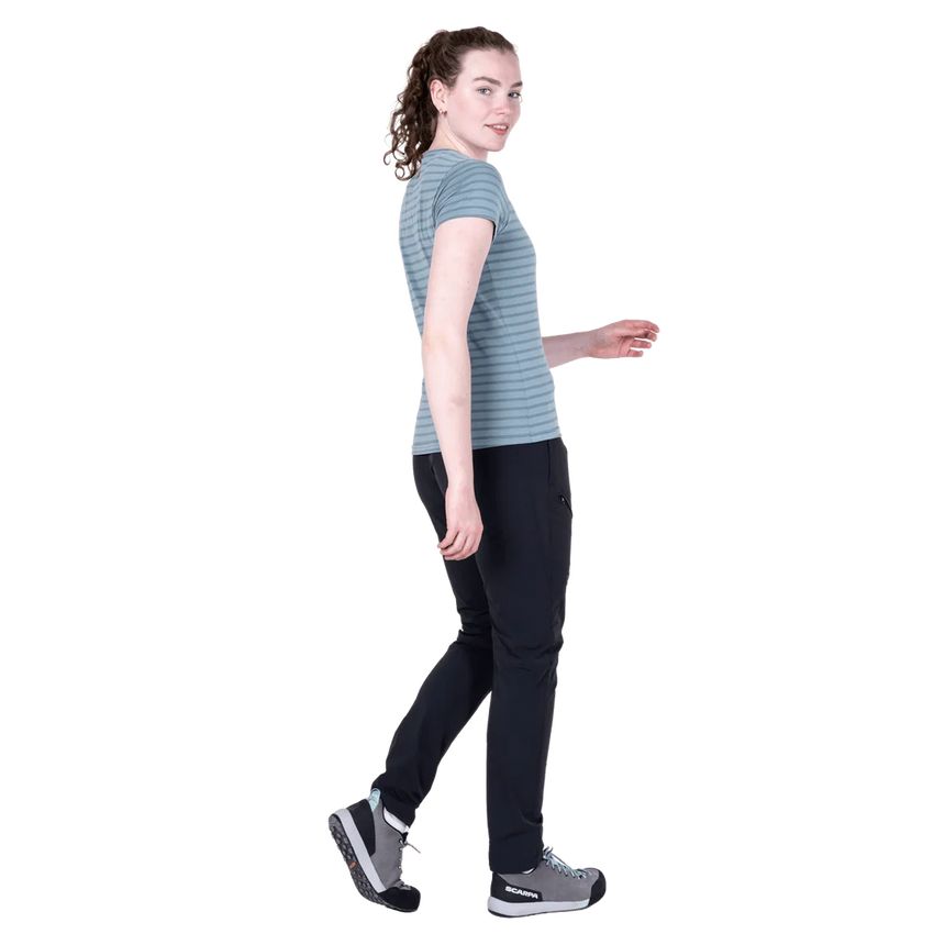 Mountain EquipmentMountain Equipment Groundup Stripe Women's TeeOutdoor Action
