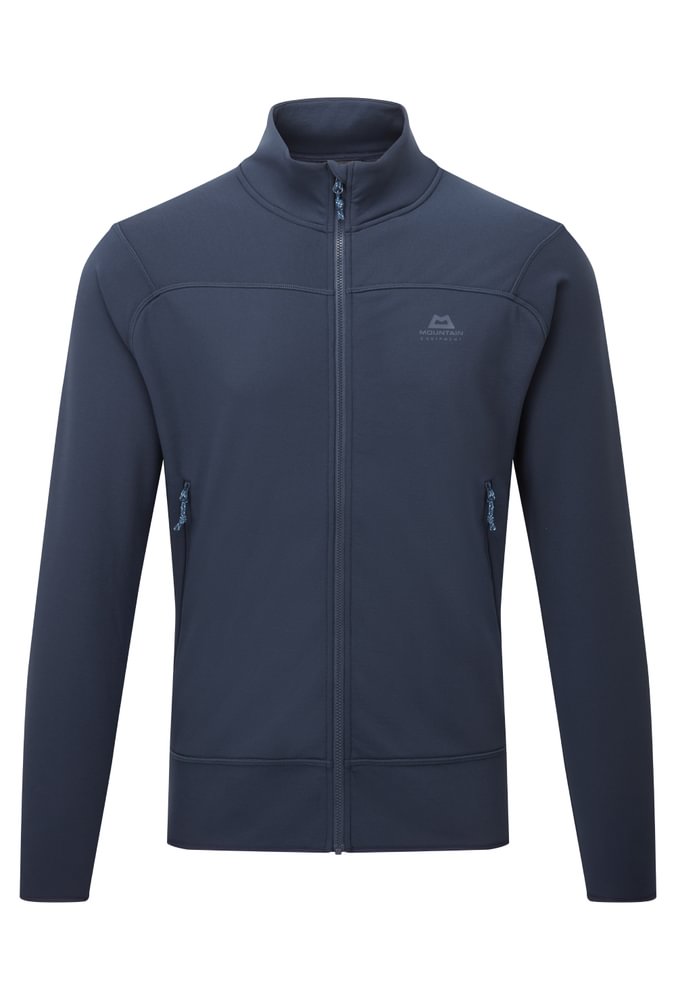Mountain Equipment Jorasses Lite Men's Jacket in Cosmos - front view showing 246 g/m² Powerfleece fabric and regular fit