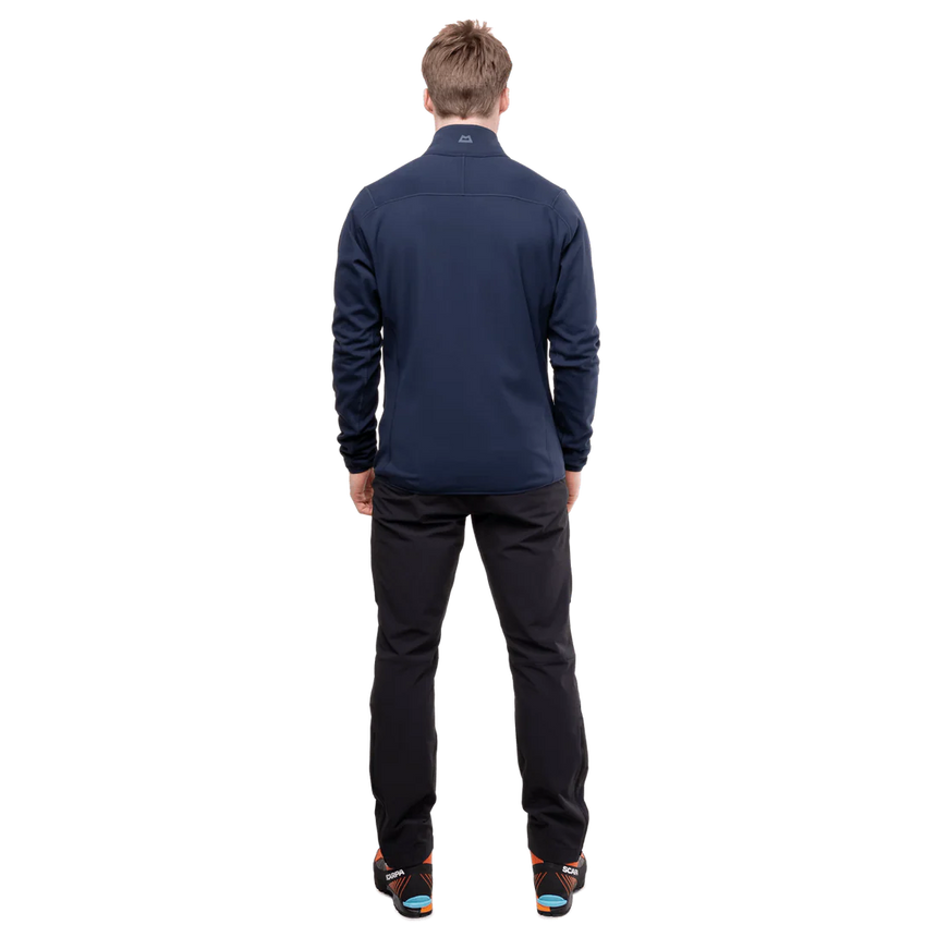 Mountain Equipment Jorasses Lite Men's Jacket in Cosmos - side view showing regular fit and YKK centre front zip