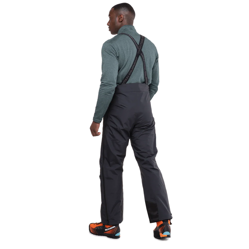 Mountain Equipment Karakoram Mountain Men's Pant in Black - right side view showing alpine fit