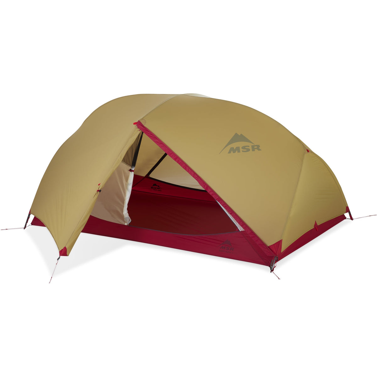 MSR Hubba Hubba 2022-2024 tent body shown with rainfly