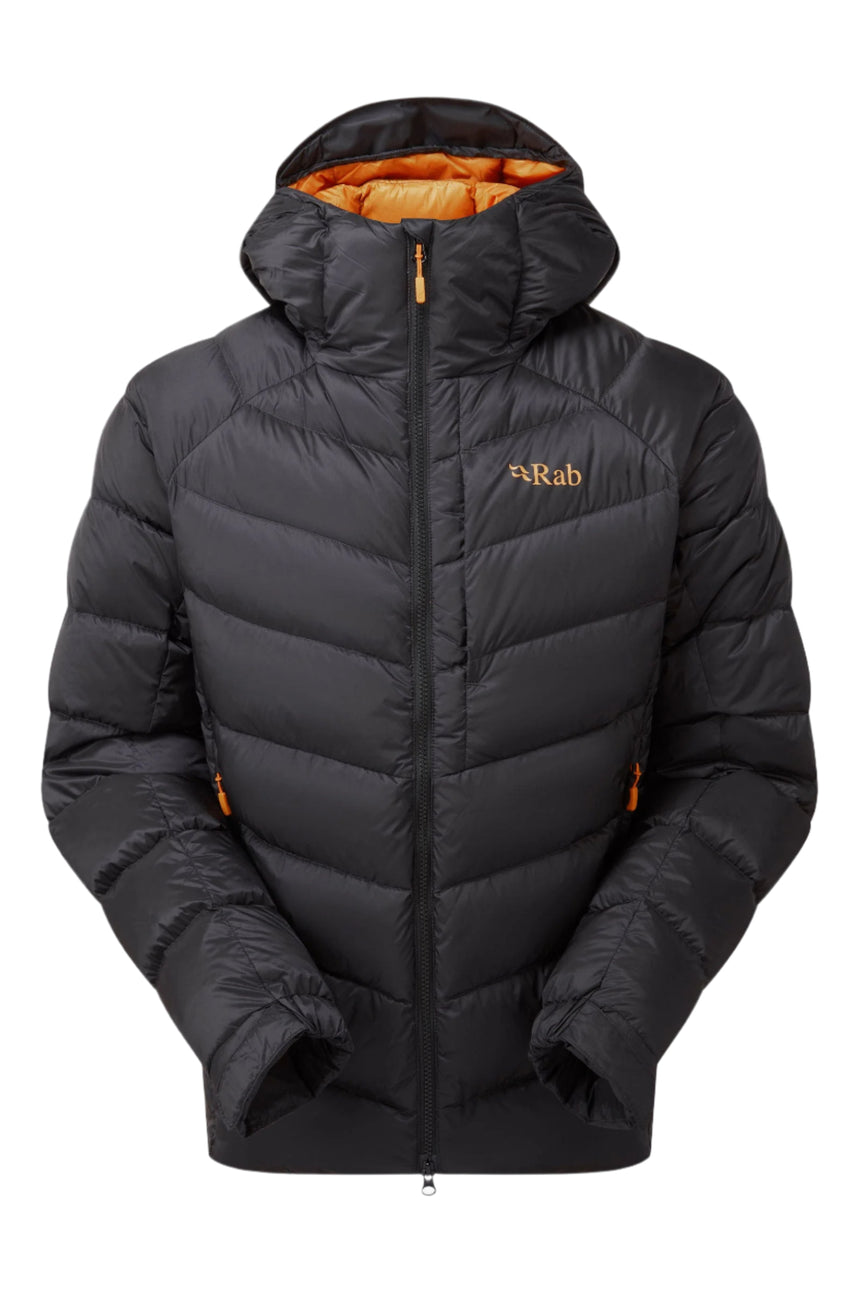 Rab Men's Glaceon Pro Down Jacket in Anthracite - Flat
