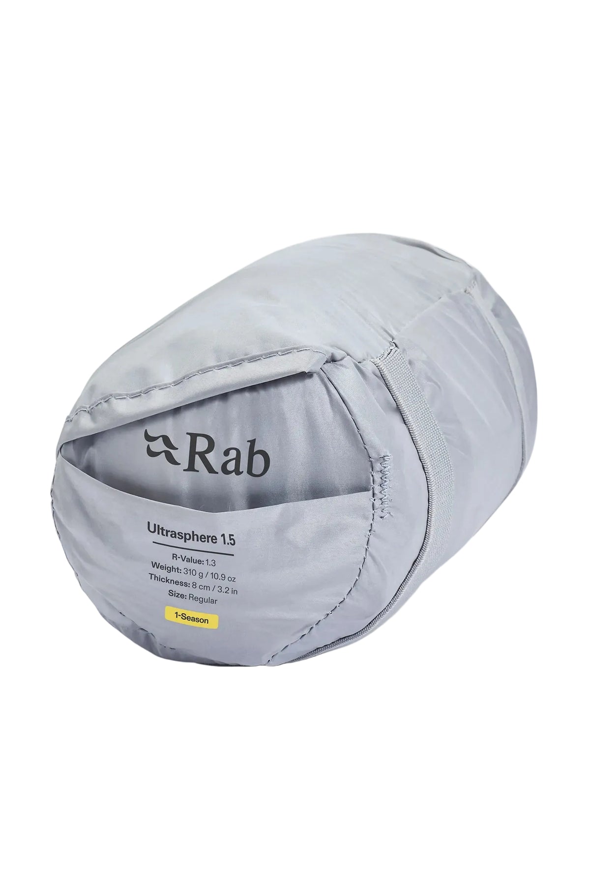 Rab Ultrasphere 1.5 Sleeping Mat in Dark Pewter - packed