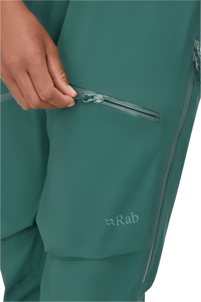 RABRab Women's Khroma Kinetic Waterproof Bib PantsOutdoor Action