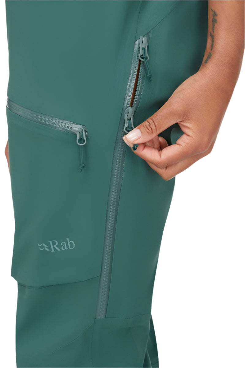 RABRab Women's Khroma Kinetic Waterproof Bib PantsOutdoor Action