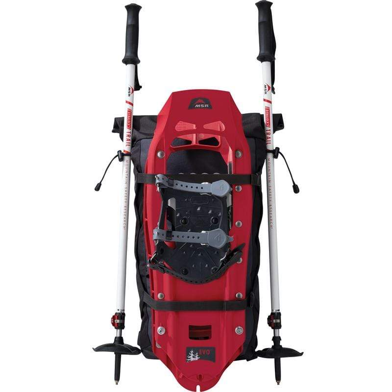 MSR Evo Snowshoe Kit (Snowshoe/Poles/Bag) Outdoor Action- packed