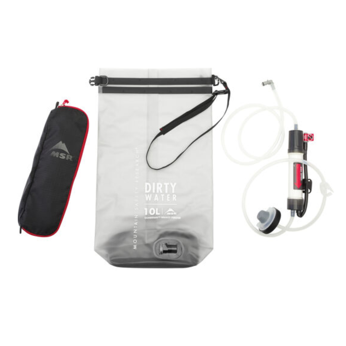 MSR Guardian™ Gravity Purifier Outdoor Action- parts and storage