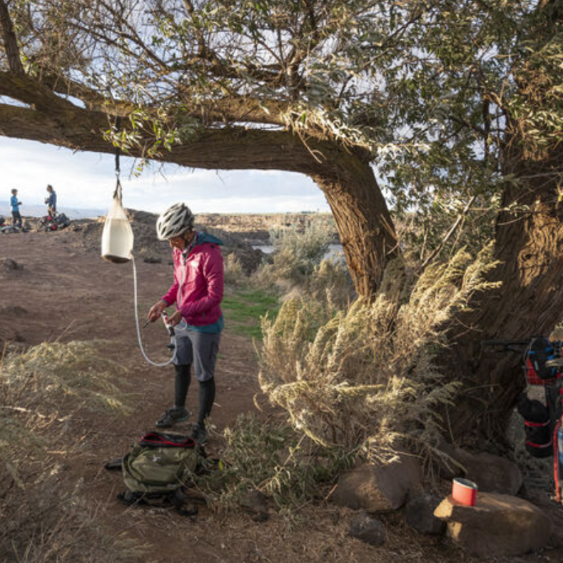 MSR Guardian™ Gravity Purifier Replacement Cartridge Outdoor Action- Gravity system