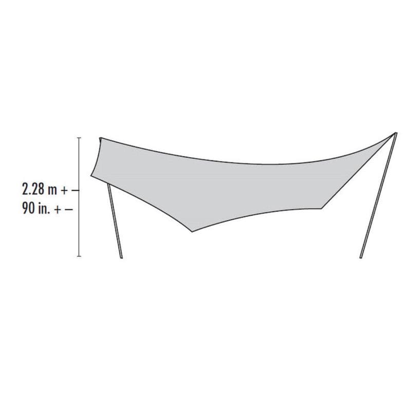 MSRMSR Rendezvous Sun Shield 200 ShelterOutdoor Action