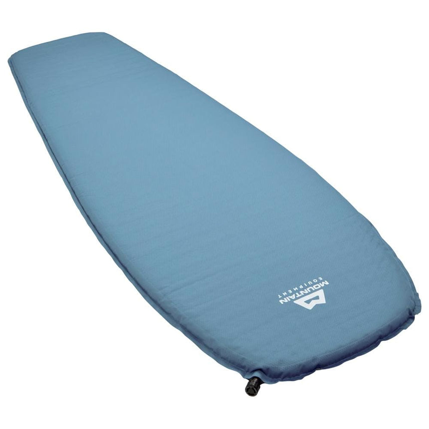 Mountain Equipment Helium 3.8 Women's Warmzone Sleeping Mat in Deep Sea - Full Length Angled