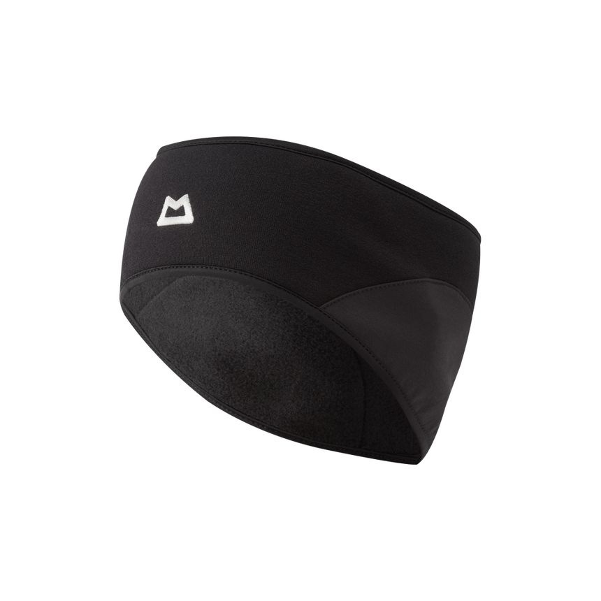 Mountain Equipment Powerstretch Headband in Black - Side Product Shot