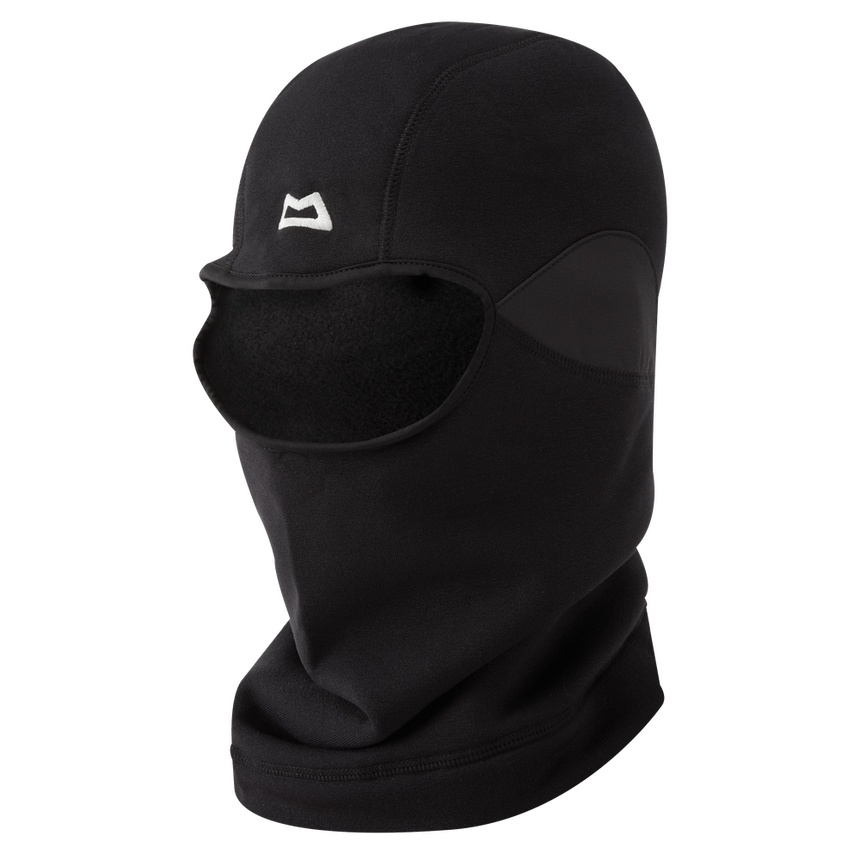Mountain Equipment Powerstretch Balaclava Outdoor Action Black- Front