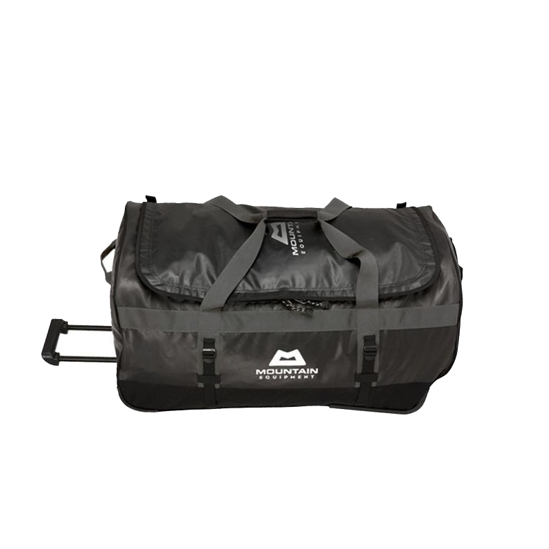 Mountain Equipment Wet & Dry Roller Kit Bag 70L Outdoor Action Black/Black/Silver-top view