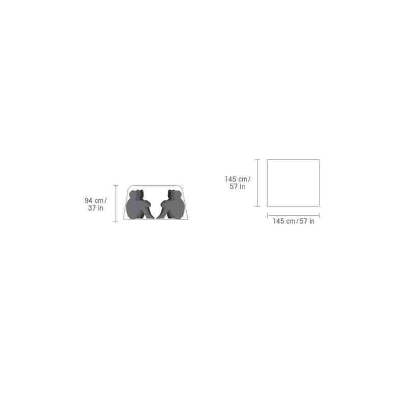 Rab 4-6 Person Group Shelter - dimensions diagram