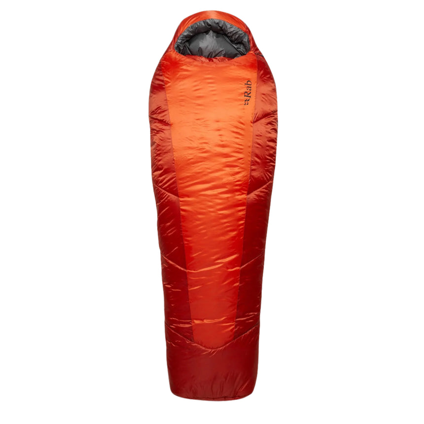 Rab Solar Eco 4 Sleeping Bag in Firecracker - full length