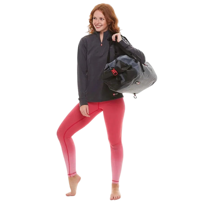 Red Paddle Waterproof Kit Bag - Model Carrying Bag on Shoulder