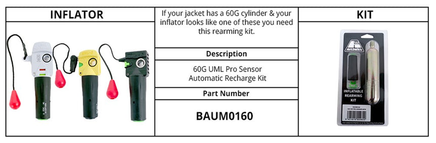 HutchwilcoHutchwilco UML Pro Sensor Rearming Kit Auto with 60g BottleOutdoor Action