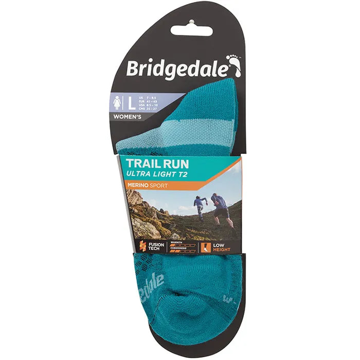 BridgedaleBridgedale Women's TRAIL RUN Ultralight T2 Merino Low SocksOutdoor Action